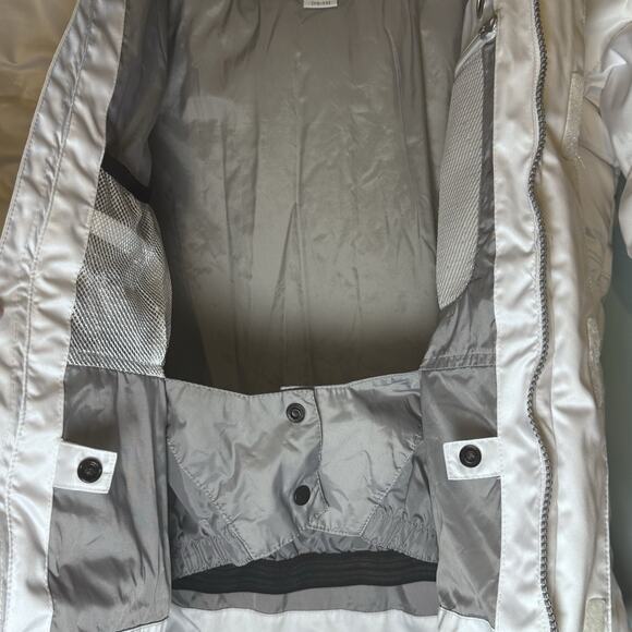 Obermeyer Girls' Leia Insulated Ski Snow Jacket Coat Teen M 10/12 White/gray/bla - Picture 16 of 16